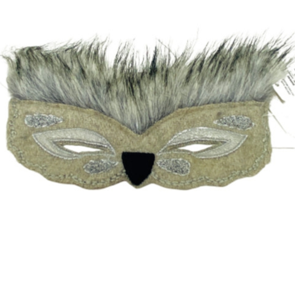 PIER 1 IMPORTS GRAY OWL FOX MASK KIDS COSTUMES NEW